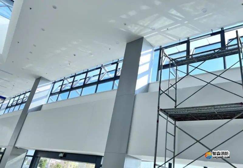 電動開窗機(jī)的現(xiàn)場安裝圖