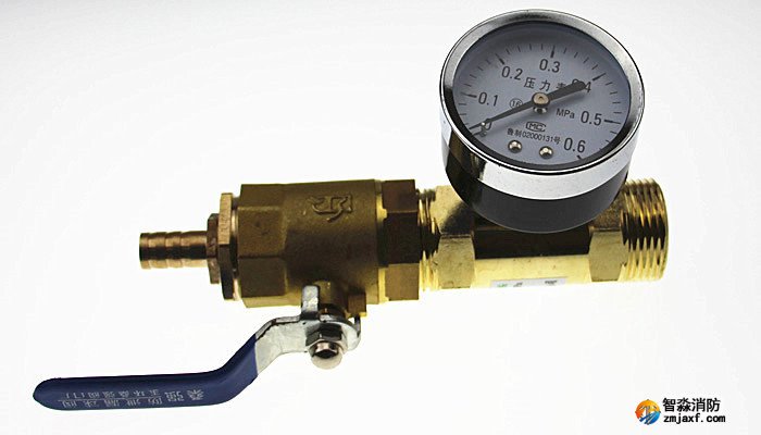 噴水末端測(cè)壓接頭